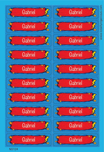 TotallyIngenious Name Sticker Name Sticker IGNS124 (Waterproof & Tear Resistant) (Min. 2pcs)