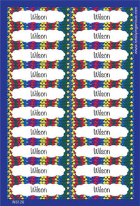 TotallyIngenious Name Sticker Name Sticker IGNS126 (Waterproof & Tear Resistant) (Min. 2pcs)