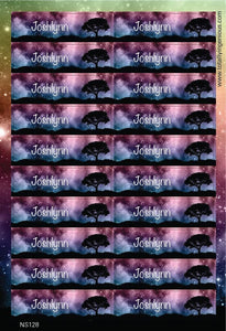 TotallyIngenious Name Sticker Name Sticker IGNS128 (Waterproof & Tear Resistant) (Min. 2pcs)