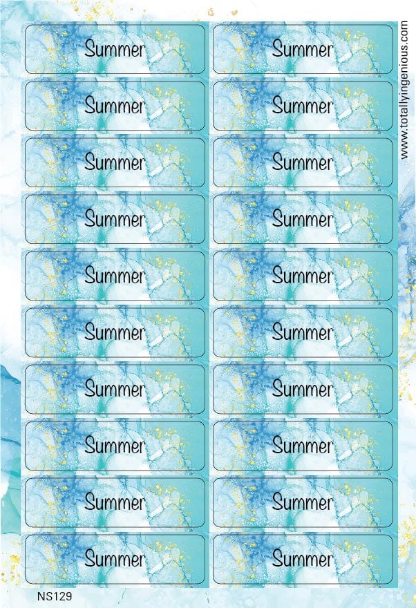 TotallyIngenious Name Sticker Name Sticker IGNS129 (Waterproof & Tear Resistant) (Min. 2pcs)
