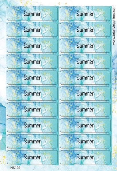 TotallyIngenious Name Sticker Name Sticker IGNS129 (Waterproof & Tear Resistant) (Min. 2pcs)