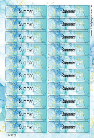 TotallyIngenious Name Sticker Name Sticker IGNS129 (Waterproof & Tear Resistant) (Min. 2pcs)