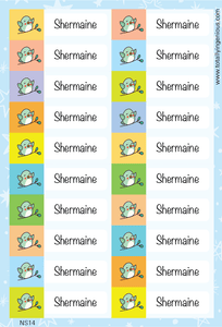 TotallyIngenious Name Sticker Name Sticker IGNS14 (Waterproof & Tear Resistant) (Min. 2pcs)