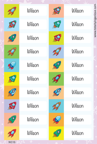 TotallyIngenious Name Sticker Name Sticker IGNS16 (Waterproof & Tear Resistant) (Min. 2pcs)