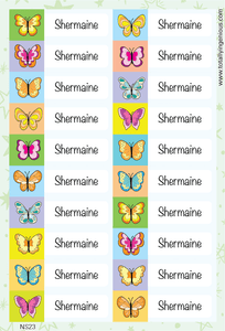 TotallyIngenious Name Sticker Name Sticker IGNS23 (Waterproof & Tear Resistant) (Min. 2pcs)