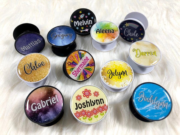 TotallyIngenious Pop Socket Personalised Pop Socket (Min. 5pcs)