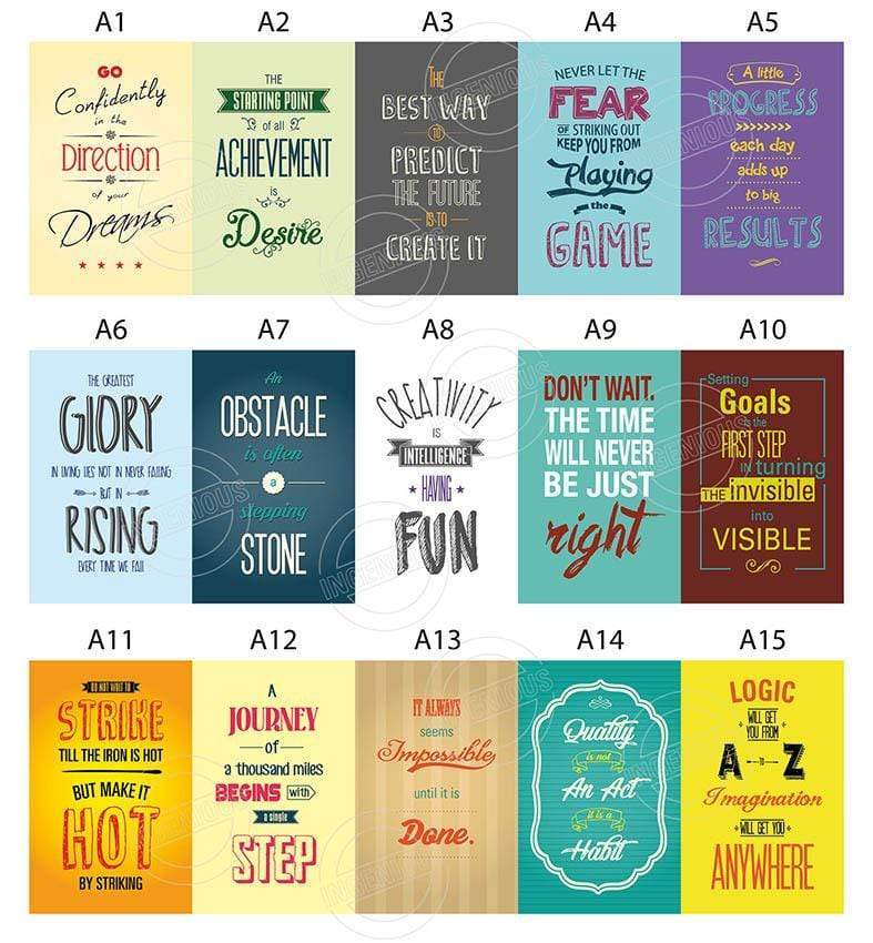 TotallyIngenious Poster Set A Posters Set A Series