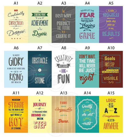 TotallyIngenious Poster Set A Posters Set A Series