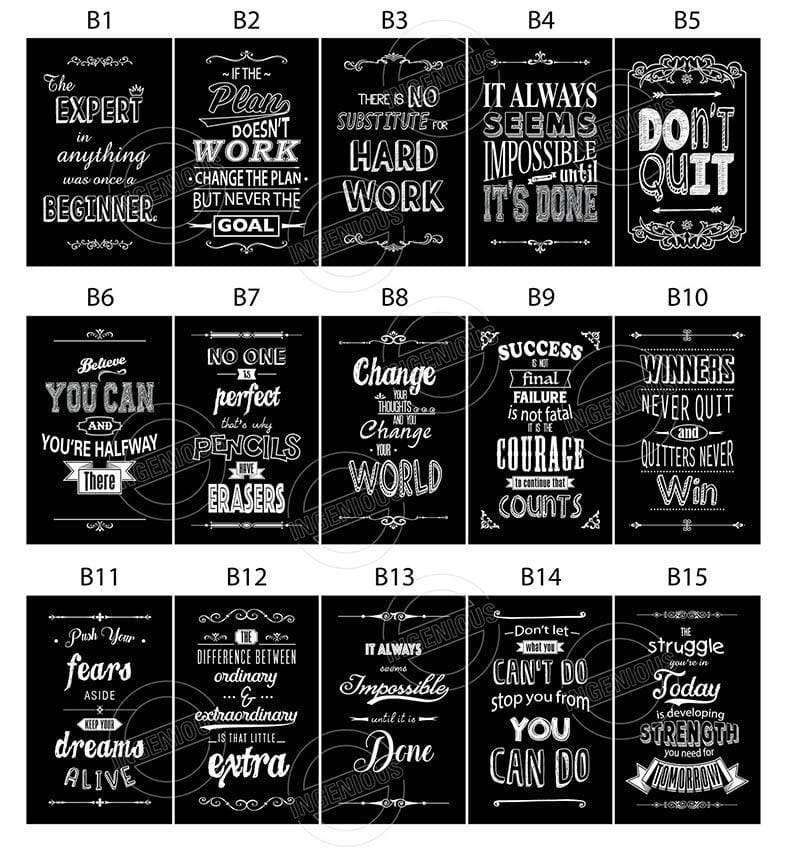 TotallyIngenious Poster Set A Posters Set B Series