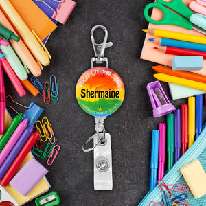 TotallyIngenious Retractable Reel Personalised Retractable Badge Reels (Min. 5pcs)