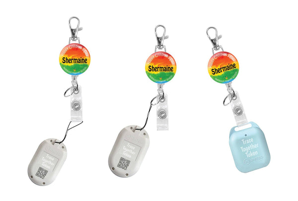 TotallyIngenious Retractable Reel Personalised Retractable Badge Reels (Min. 5pcs)