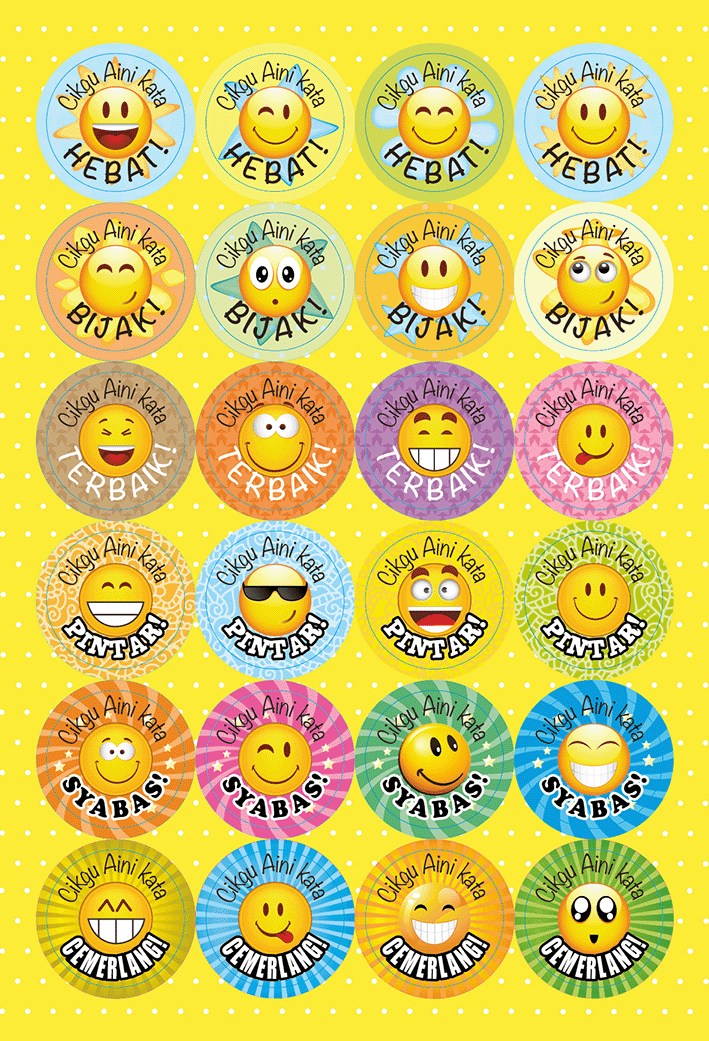 TotallyIngenious Stickers Personalised Teacher's Stickers (ML) Set A