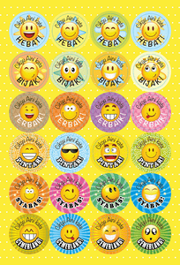TotallyIngenious Stickers Personalised Teacher's Stickers (ML) Set A