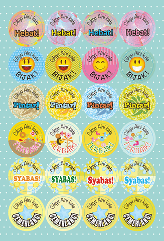 TotallyIngenious Stickers Personalised Teacher's Stickers (ML) Set B