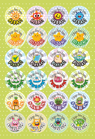 TotallyIngenious Stickers Personalised Teacher's Stickers (ML) Set C