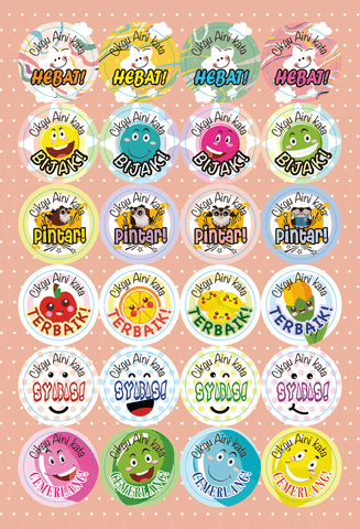 TotallyIngenious Stickers Personalised Teacher's Stickers (ML) Set D