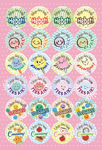 TotallyIngenious Stickers Personalised Teacher's Stickers (ML) Set E