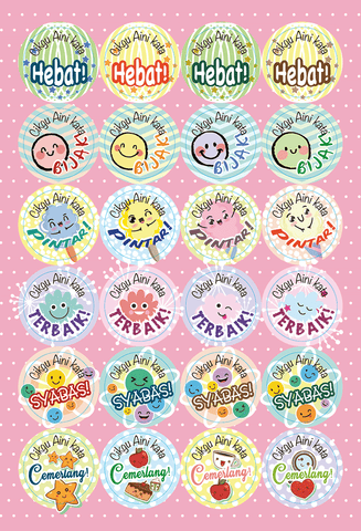TotallyIngenious Stickers Personalised Teacher's Stickers (ML) Set E