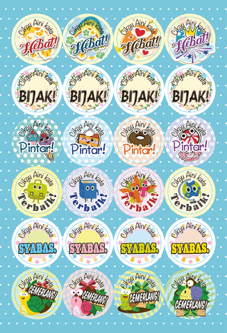 TotallyIngenious Stickers Personalised Teacher's Stickers (ML) Set G